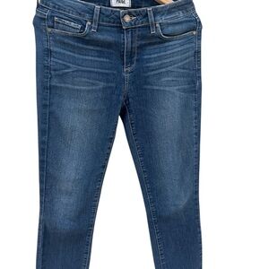 PAIGE Women's Dark Blue Skinny Jeans